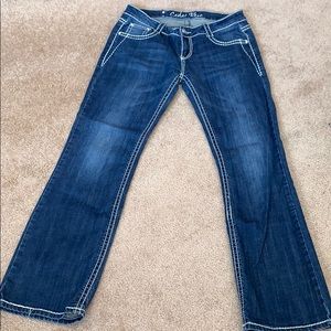 Cedar Rose Jeans With rhinestones size 30x32
